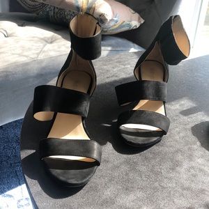 Nine West open toe heels